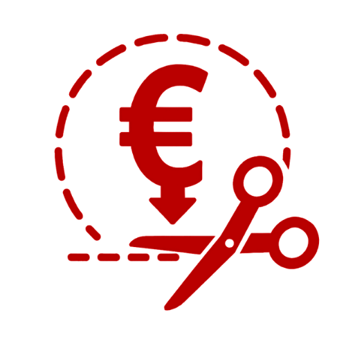 Cut Costs Icon